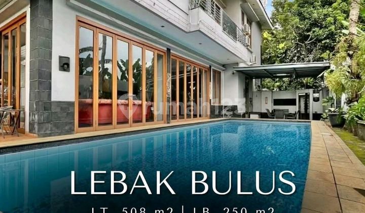 Lebak Bulus Modern Tropical House Semi Furnished Strategic Location