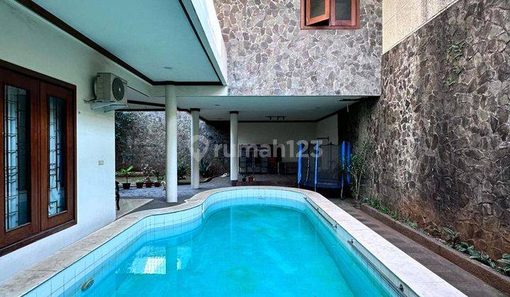 Permata Hijau II Classic Tropical House One Gate Turun Harga 1