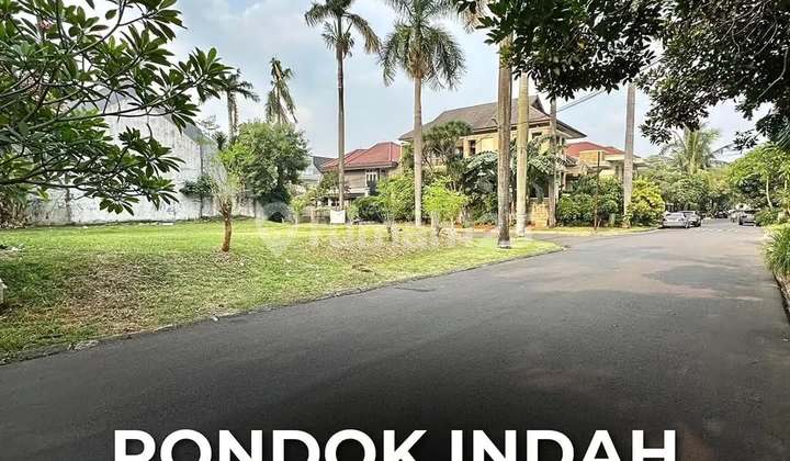 Pondok Indah Kavling Ready-to-Build Corner Position Price Reduced