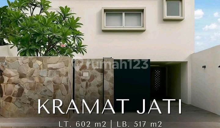 Kramat Jati Jakarta Timur Rumah Siap Huni Lokasi Pinggir Jalan