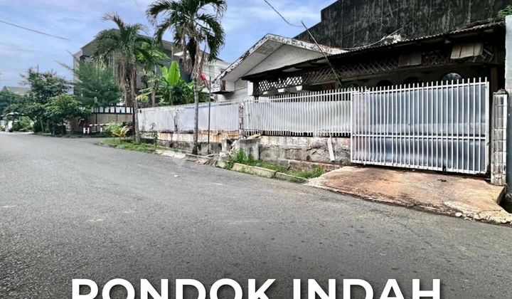 Pondok Indah Land Calculation House Strategically Located Corner Position
