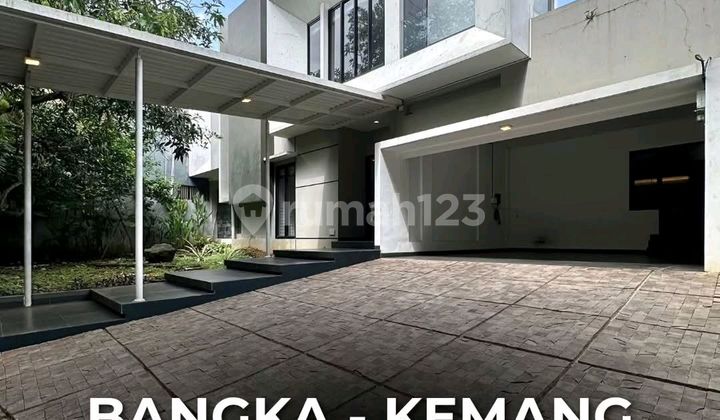 Bangka Kemang Ready-to-Occupy Modern Minimalist House Fully Furnished