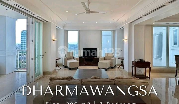 The Residence Dharmawangsa Tower 1 Semi Furnished 3 Bedroom 