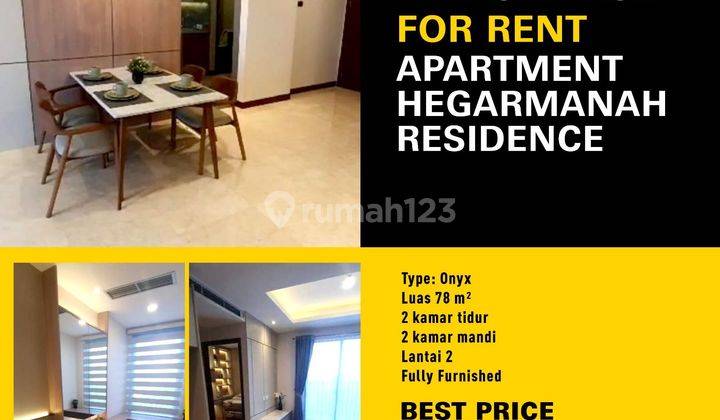 Disewakan Apartemen 2br Hegarmanah Residence  1