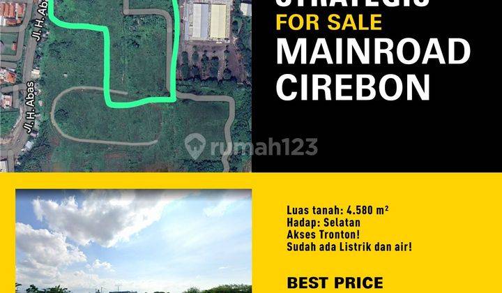 Dijual Tanah di Cirebon Mainroad 1