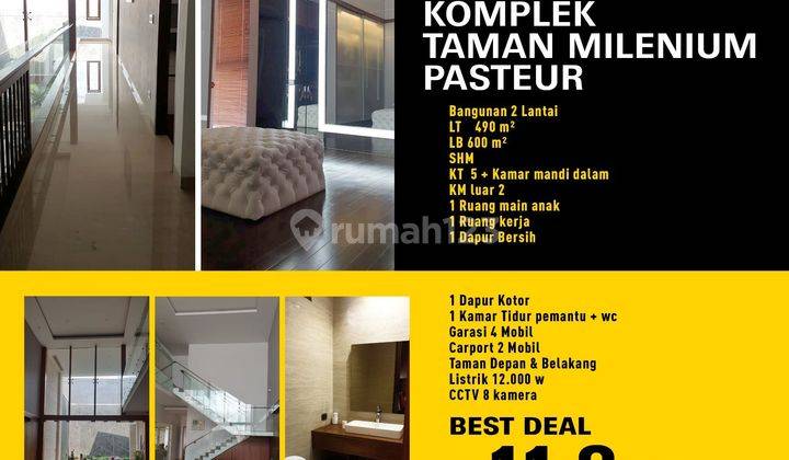 Rumah 2 Lantai di Kompleks Taman Milenium Pasteur 2