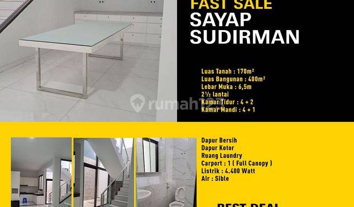 Dijual Rumah Siap Huni Sayap Sudir di Sudirman  1