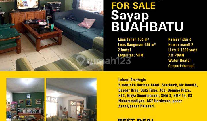 Dijual Rumah Sayap Buah Batu 1