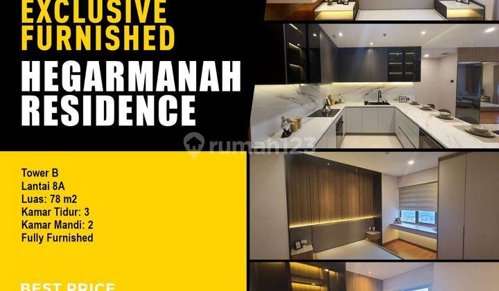 Disewakan Apartemen Hegarmanah Residence 3BR 1