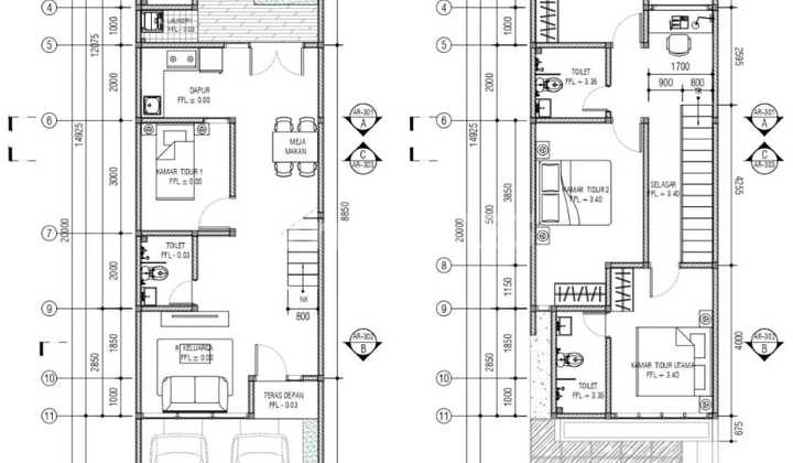 Dijual Rumah Baru Tropis Modern Scandinavian Antapani 2