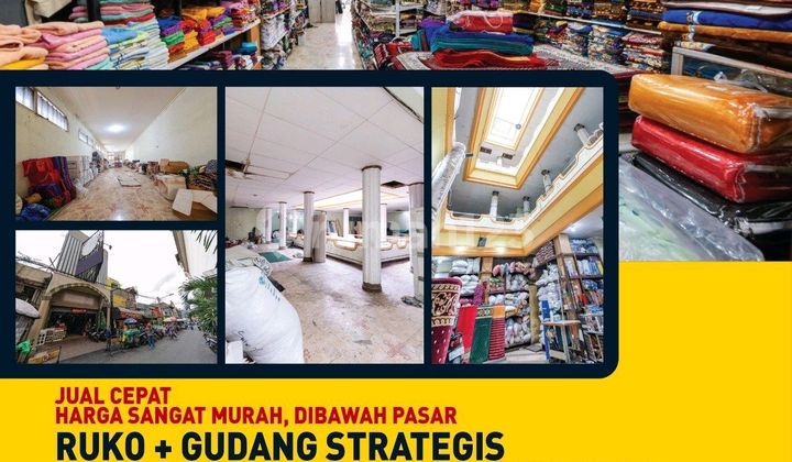 Dijual Cepat Harga Sangat Murah Ruko N Gudang Pusat Kota Pasar Baru Bandung