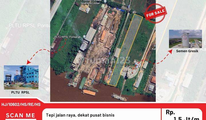 Jual Tanah di Jl. Raya Jungkat, Mempawah 1