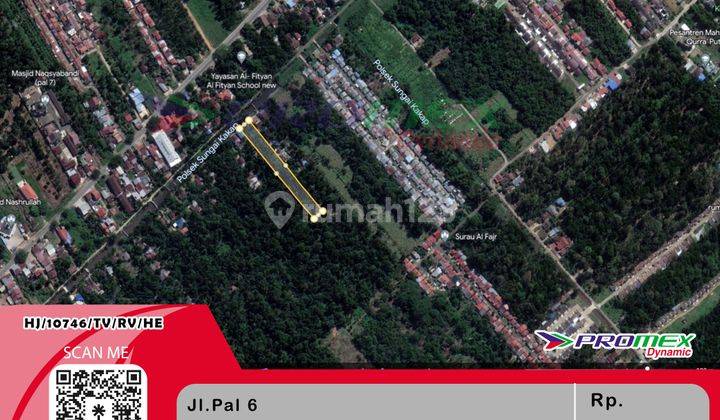 Jual Cepat Tanah di Jl. Pal 6, Kubu Raya 1