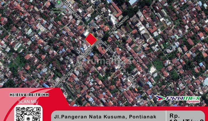 Jual Tanah Strategis di Jl. Pangeran Nata Kusuma, Pontianak 1