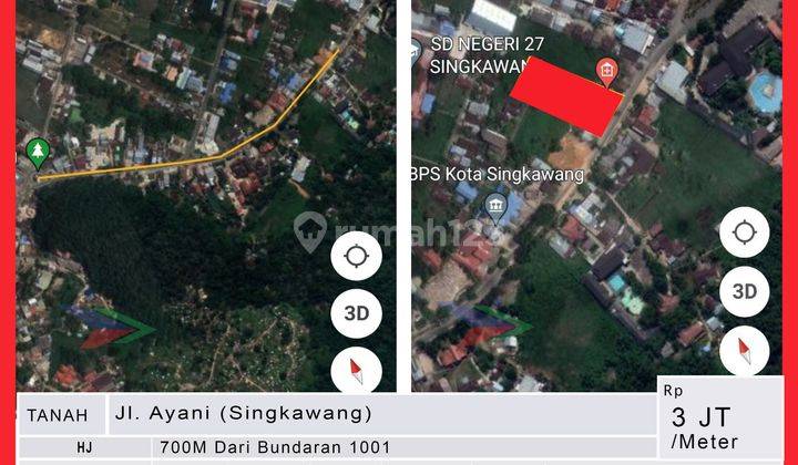 Jual Tanah di Jl. A.yani Singkawang, Singkawang 1