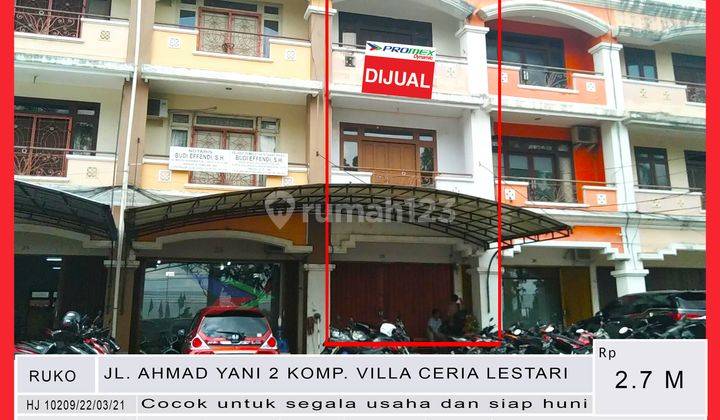 Ruko Dijual Jl. A.yani 2 Komp. Villa Ceria Lestari, Kubu Raya 1