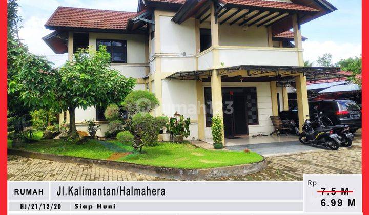 Dijual Rumah Jl. Kalimantan halmahera, Pontianak 1