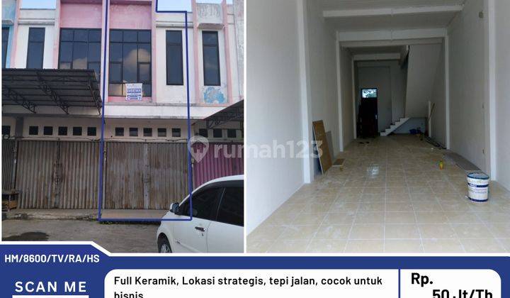 Disewakan Ruko Cocok Untuk Usaha di Jalan Ilham, Kota Baru 1