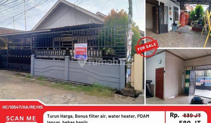 Dijual Rumah Siap Huni Bebas Banjir Jl. Purnama 1