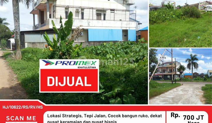 Dijual Tanah Cocok Bangun Ruko di Jl Sungai Landak Barat 1