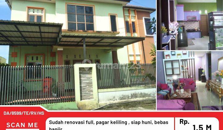 Dijual Rumah Jl. Parit H Muksin 2 Komp. Istana Kita Blok E 1