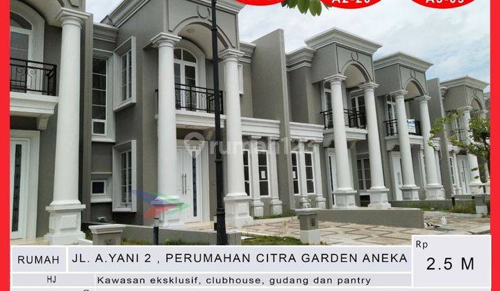 Dijual Rumah Mewah Jl Ayani 2 Perumahan Citra Garden Aneka 1