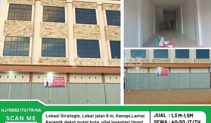 Ruko 3 Lantai Lokasi Strategis - Cocok Usaha & Investasi