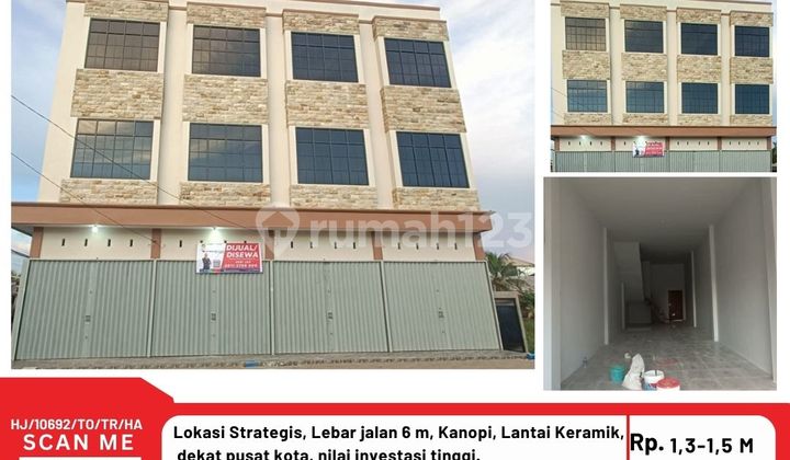 Ruko 3 Lantai Strategis di Jl. Parit No. 2 - Cocok Investasi & Usaha