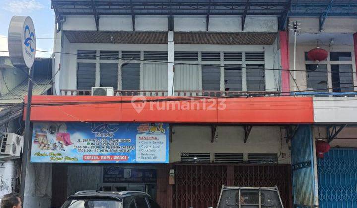 Ruko di Jl. Siam, Pontianak 204 m Bagus SHM 2