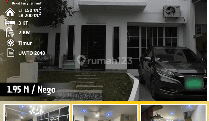 Rumah 2 Lantai Baru Semi Furnished HGB di Beverly Green, Batam 1