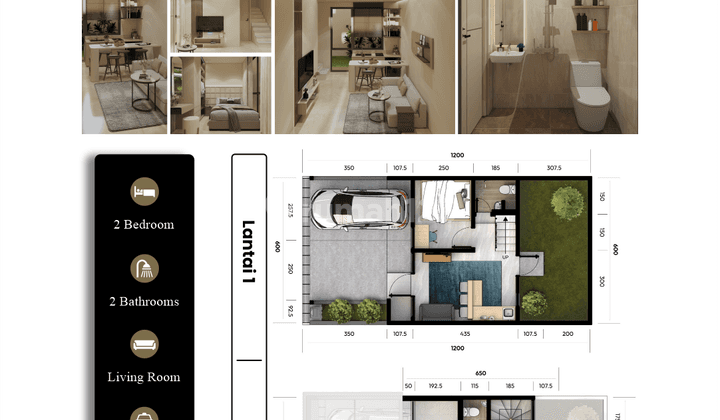 Rumah 2 Lantai Baru Unfurnished di Bengkong, Queensland 2