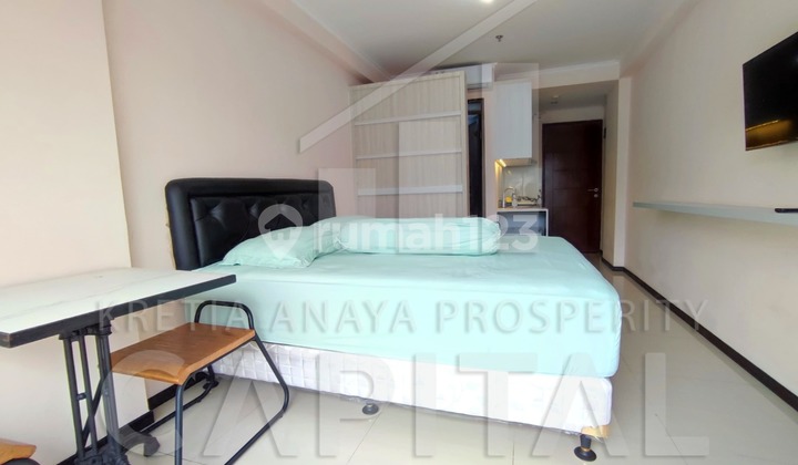 Furnished Studio Type Apartment, 9th Floor, Topaz Tower at Gateway Pasteur, Bandung City 2