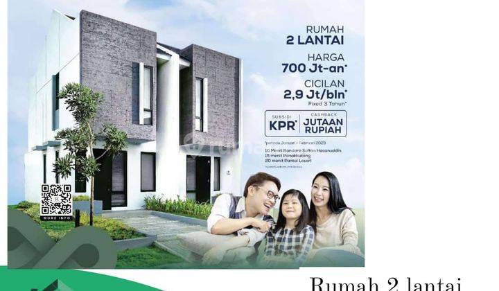 Dijual Rumah 2 Lantai di UTOPHIA, TALLASA CITY 1