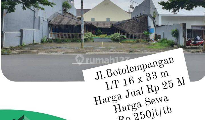 Dijual Rumah di Jalan BOTOLEMPANGAN 1