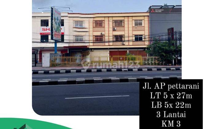 Disewakan Ruko 3lt di Jalan A.P.Pettarani(okt) 1
