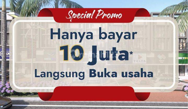 Dijual Ruko Baru harga termurah dan promo modal usaha 30juta 2