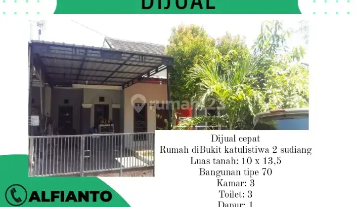 Dijual Cepat Rumah Siap Huni harga murah di Sudiang (cc) 1