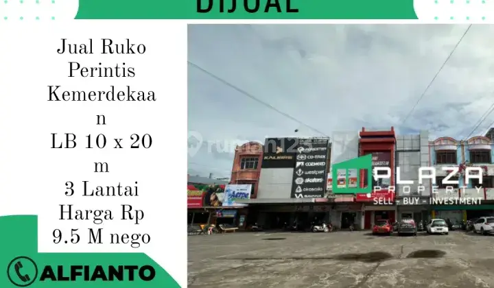 Dijual Ruko 3 lantai posisi menggigit jalan (al) 1