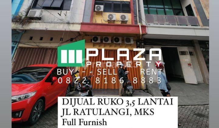 Dijual  Ruko 3lantai di Jalan dr ratulangi,makassar (ar), Mariso 2