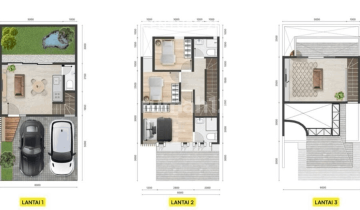 Dijual Rumah Brandnew Design By Atelier Riri Alam Cluster 2