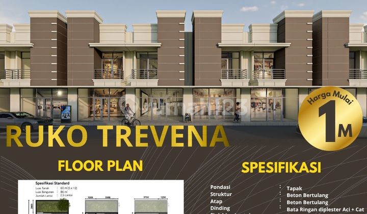 RUKO TREVENA (SEBRANG KOTA KERTABUMI) KARAWANG BARAT 1