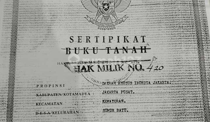 Dijual murah rumah ex kantor di Sumur Batu Jakpus 6