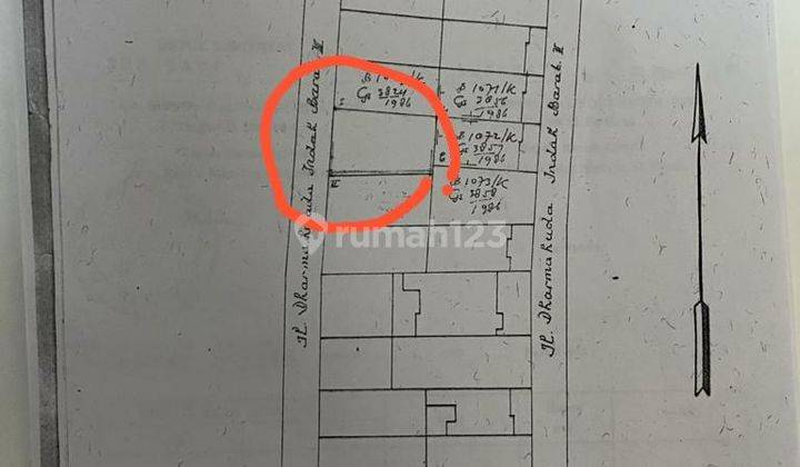 Surabaya Timur Tanah Strategis di Dharmahusada Indah Barat 1