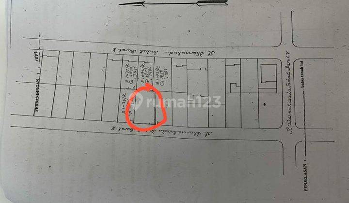 Surabaya Timur Tanah Strategis di Dharmahusada Indah Barat 2