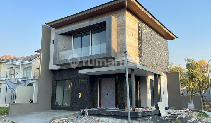 Rumah Pojok Citraland Utara Palma Grandia Extension Depan Taman 1