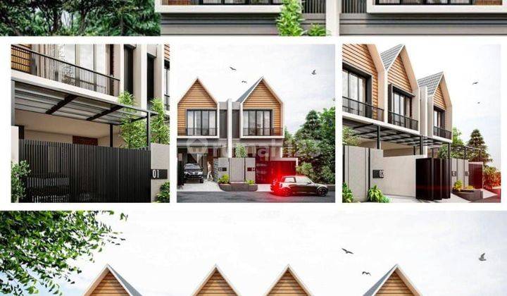 Rumah Murah Modern Scandinavian di Kalijudan Lebak Surabaya 1