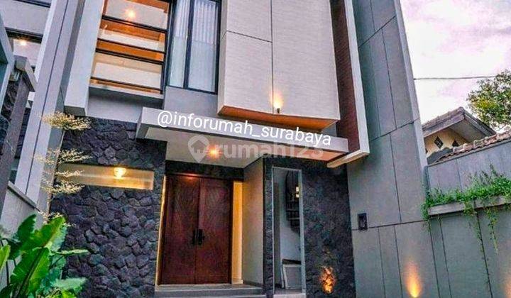 Rumah Cantik Modern Minimalis di MANYAR INDAH SURABAYA 1