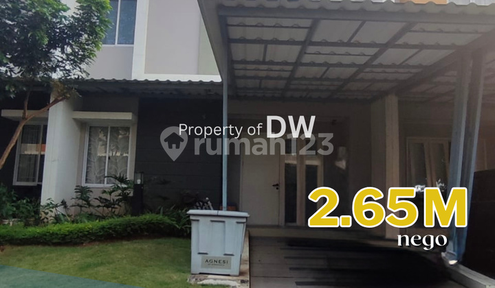 Rumah Cantik Terawat Cluster Agnesi Ada Lebih Tanah Belakang