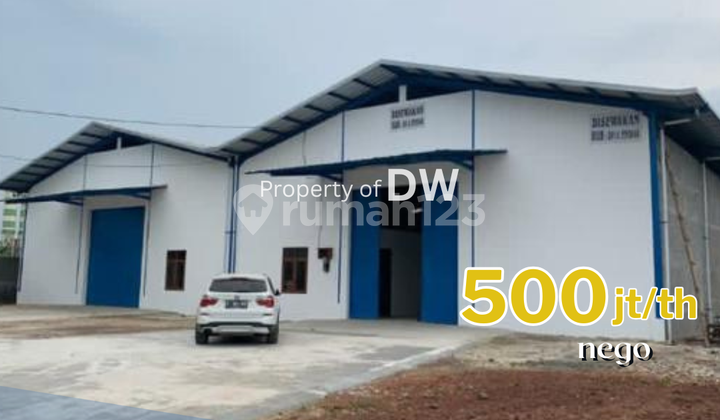 Gudang di Legok 1 Lantai Ada Ruang Kantor