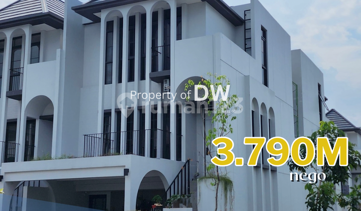 Rumah Cluster Arther Furnished Bagus Di Bsd Green Wich